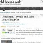 Controlling Dust