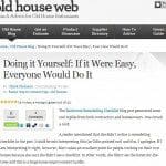 Doing it yourself