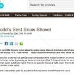 snow shovel