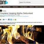 Fireplace heating myths
