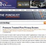 Pressure Treated Privacy Screen