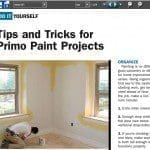 Tips and Tricks for Paint Projects Tips and Tricks for Paint Projects