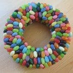 Jelly bean wreath Jelly bean wreath