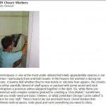 DIY Closet Shelves