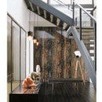 Formica's 180fx in Petrified Wood, used as a wall treatment