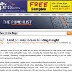 Land or Lives- Green Building Insight