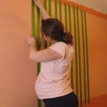 Taping off the room for paint