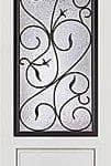 Therma-Tru Classic-Craft Canvas , 1 Panel 3/4 Lite w/ Augustine glass