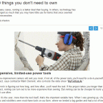 10 things you don't need to own