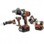 ridgid 5-piece combo kit ridgid 5-piece combo kit