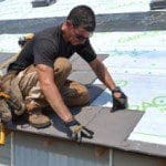 Installing DaVinci roofscapes Bellaforte Slate.
