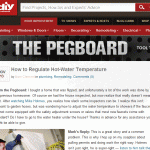 Regulate Hot water temperature