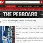 quick tip on hanging holiday lights quick tip on hanging holiday lights