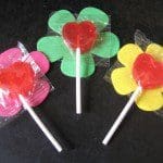 Lollipop flower Valentine