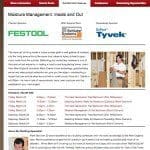Moisture Management: Inside and Out Moisture Management: Inside and Out