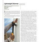 Tool Kit: Lightweight Hammer