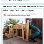 Build a Dream Outdoor Wood Playset