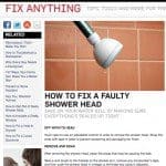 How to Fix a Faulty Shower Head
