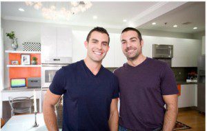 Hosts of HGTV's Kitchen Cousins - John Colaneri (left) and Anthony Carrino (right)