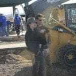 Mark and Theresa overseeing the Joplin playground