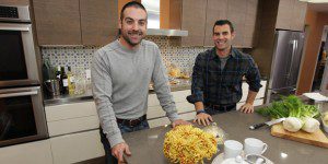 John and Anthony on Countertop Catastrophe episode of 'Kitchen Cousins'