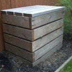 Bin Cedar compost bin.