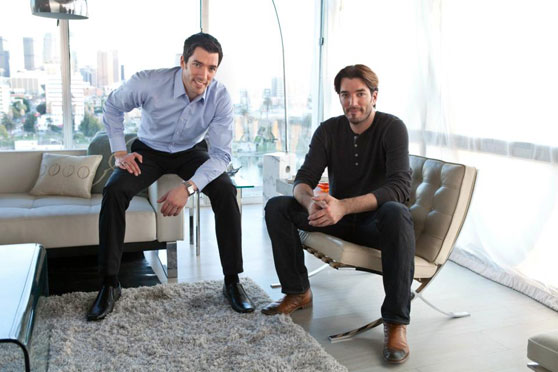 Drew and Jonathan inside a dream home they created on 'Property Brothers'