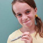 Lexi knows how to remove Sharpie marks!