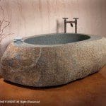 Stone Forest Tub A Stone Forest tub making the most of a master bath.