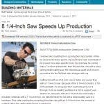 saw speeds up production saw speeds up production
