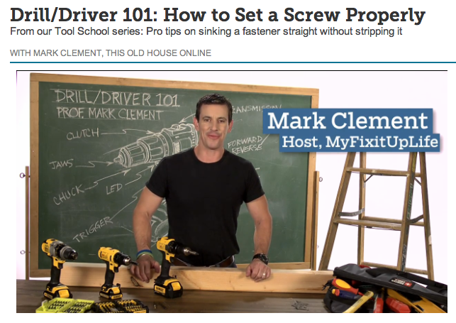 how to set a screw