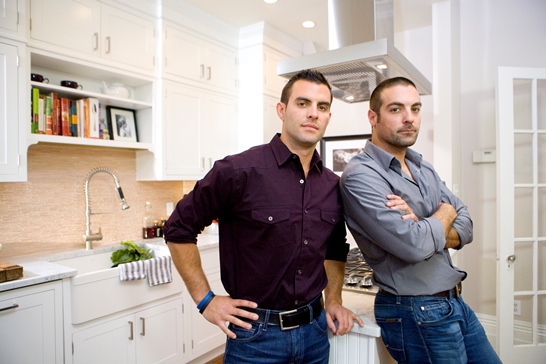 Anthony Carrino and John Colenari at the Pino Kitchen reveal.