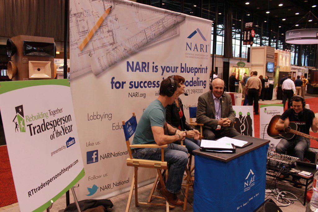 NAHB's Bill Shaw with Mark and Theresa MyFixitUpLife