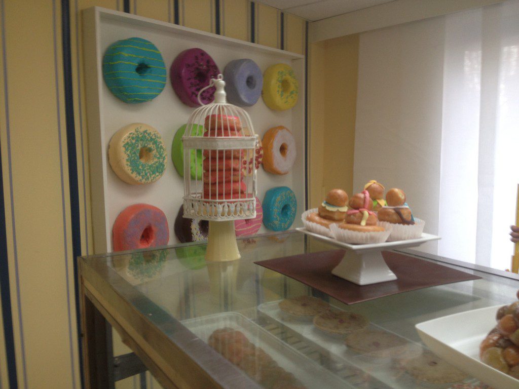 Donut wall on Save My Bakery