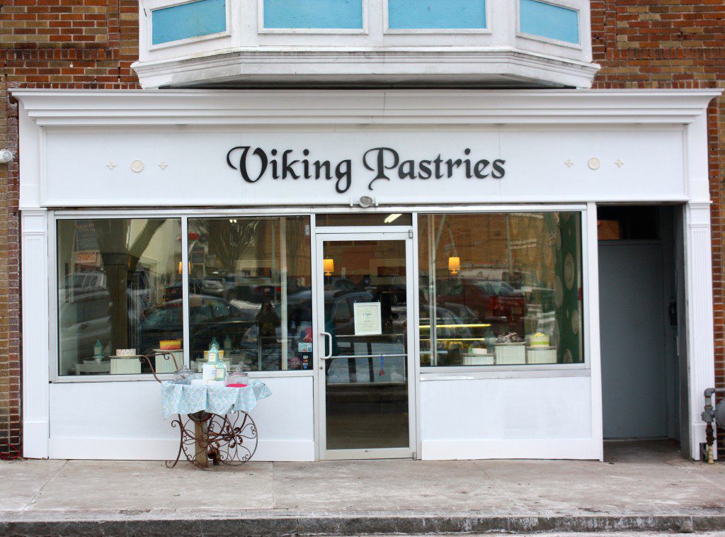 Save My Bakery, Viking Pastries. The facade, after