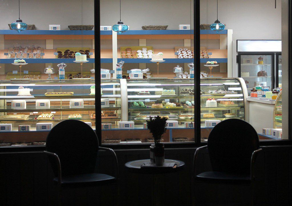 After 'Save My Bakery' makeover. The view inside the windows.