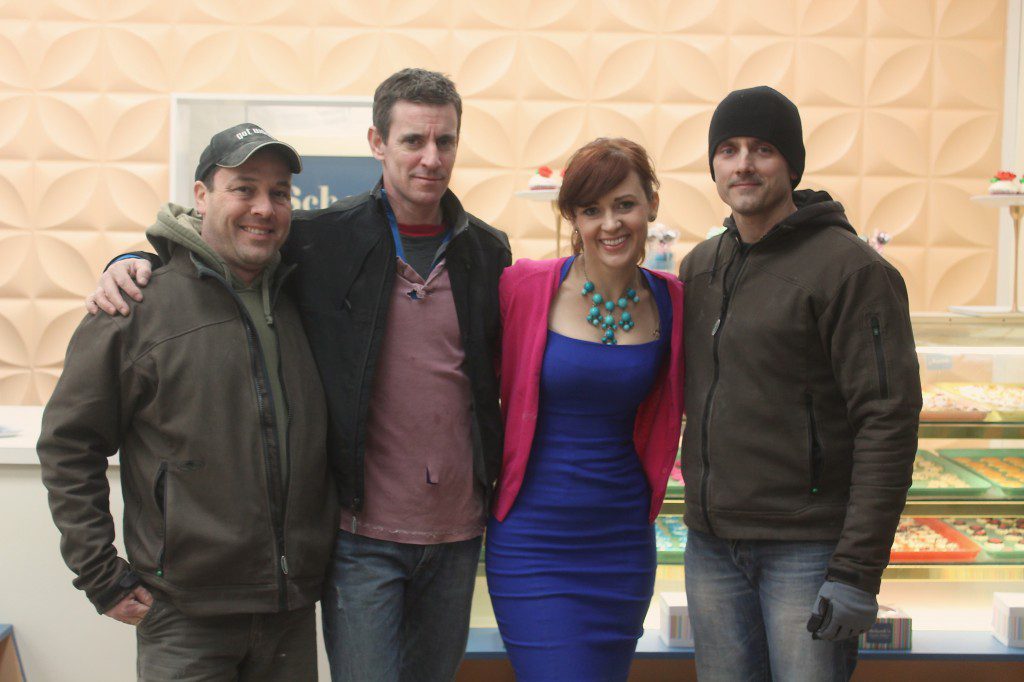 Our 'Save My Bakery' makeover team: Andy Doyle, Mark Clement, Theresa Clement, Matthias Lojewski 