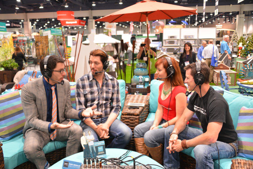 HGTV's 'Property Brothers' Drew and Jonathan Scott talk about their new Scott Living collection with MyFixitUpLife's Mark and Theresa.