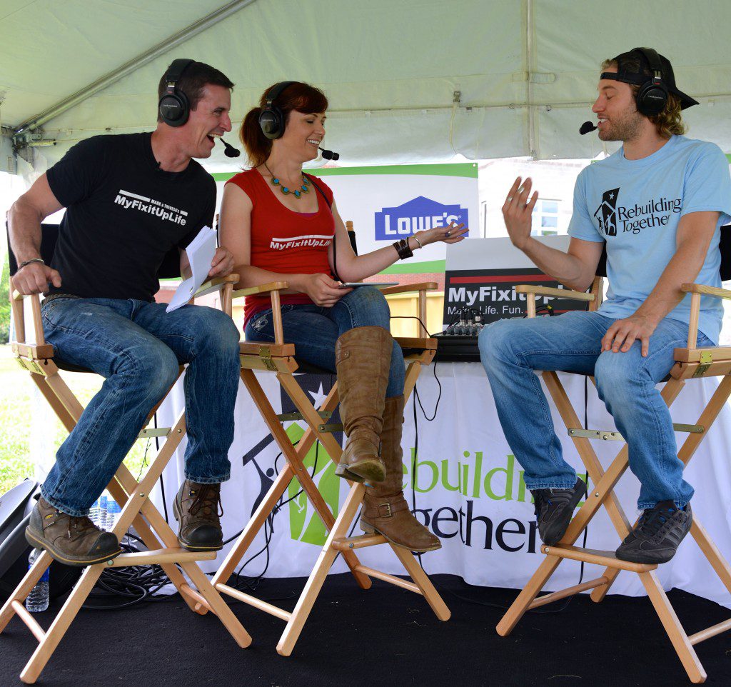 American Idol Casey James talks volunteering and DIY projects with MyFixitUpLife hosts Mark and Theresa.