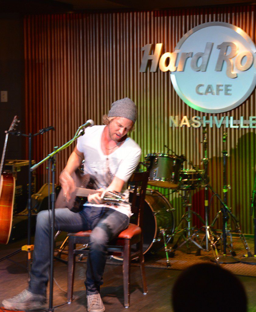 American Idol Casey James performs at the Rebuilding Together Hard Rock Cafe event. MyFixitUpLife