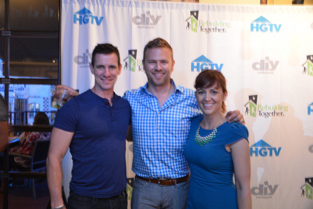 Mark and Theresa are enjoying Rebuilding Together's Hard Rock Cafe event with DIY Network's Matt Muenster.