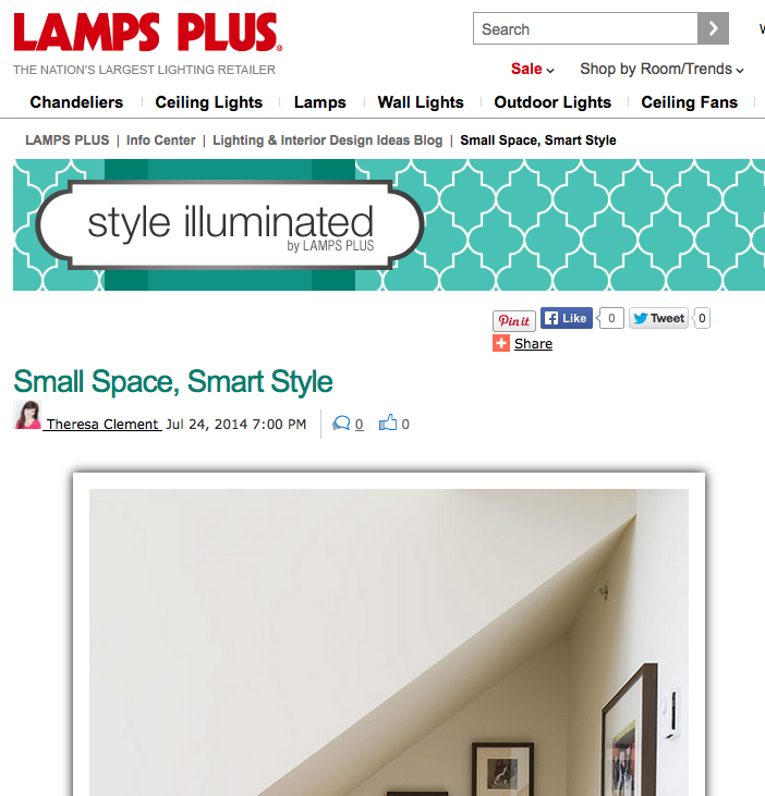 LampsPlus - Small Space, Smart Style - MyFixitUpLife - Desk Lamps LED Desk Lamp