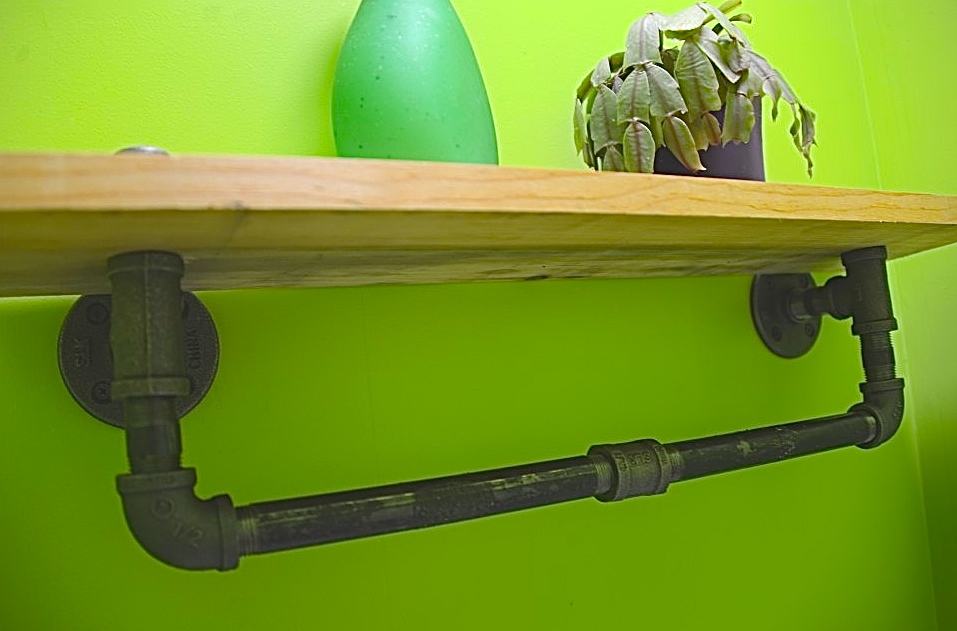 DIY Decor: Steampunk Shelf