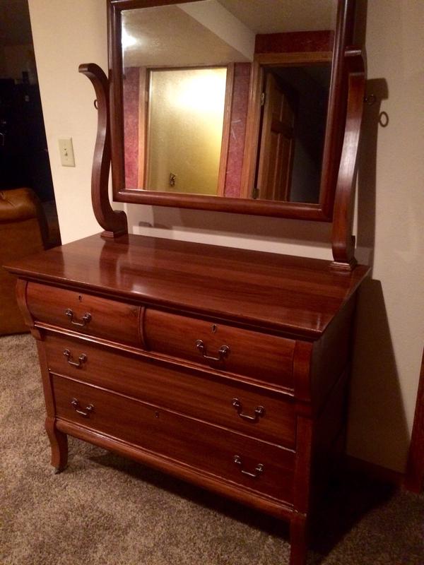 $37.50 auction find. Stripped and totally refinished by Sarah's husband!