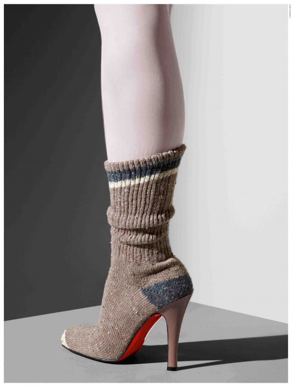 I might like, love or loathe this sock shoe from Christian Louboutin. 