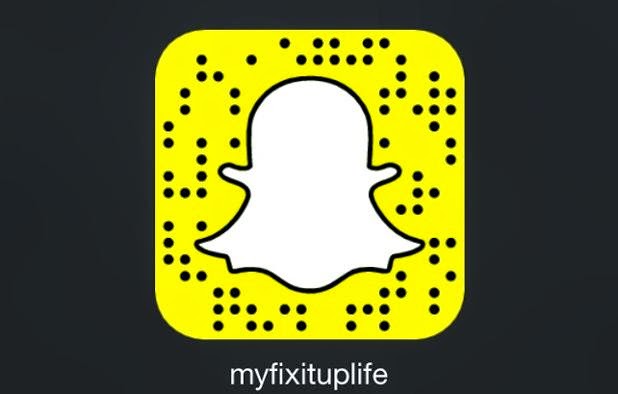 Snapchat - MyFixitUpLife