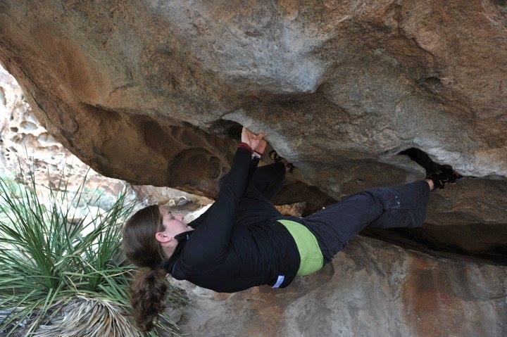 Carley Eisenberg bouldering MyFixitUpLife