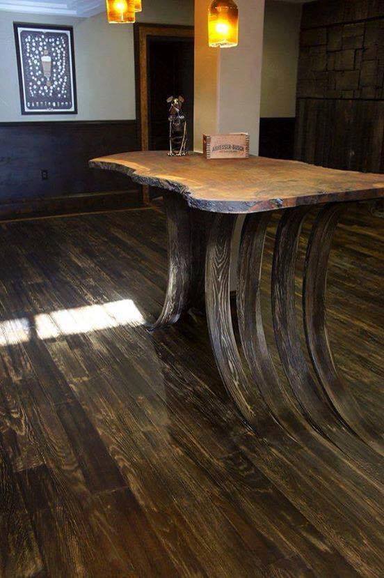 Amazed and Amused - Wood Table - 