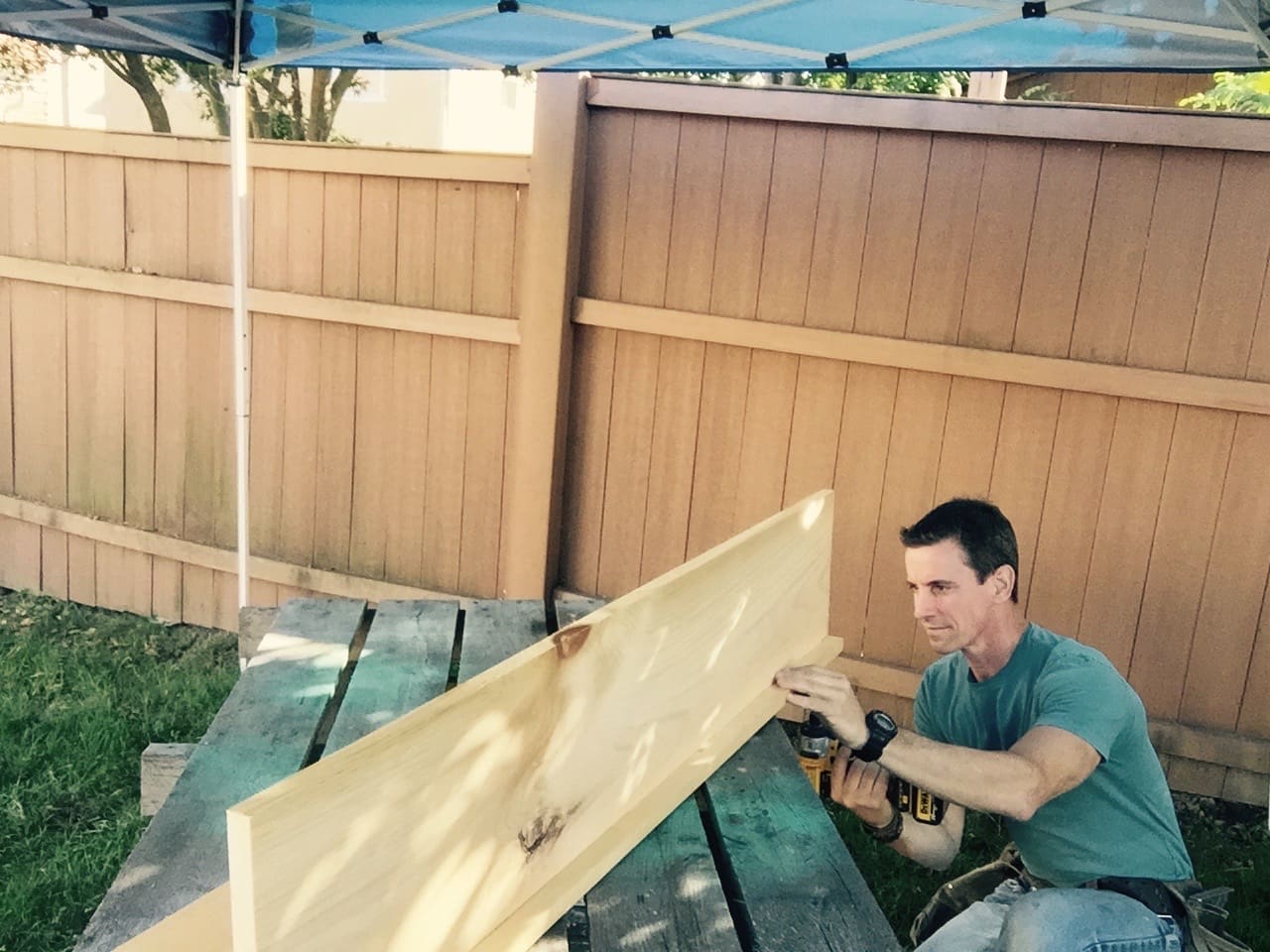 Love rustic? How to make a burnt wood storage bench