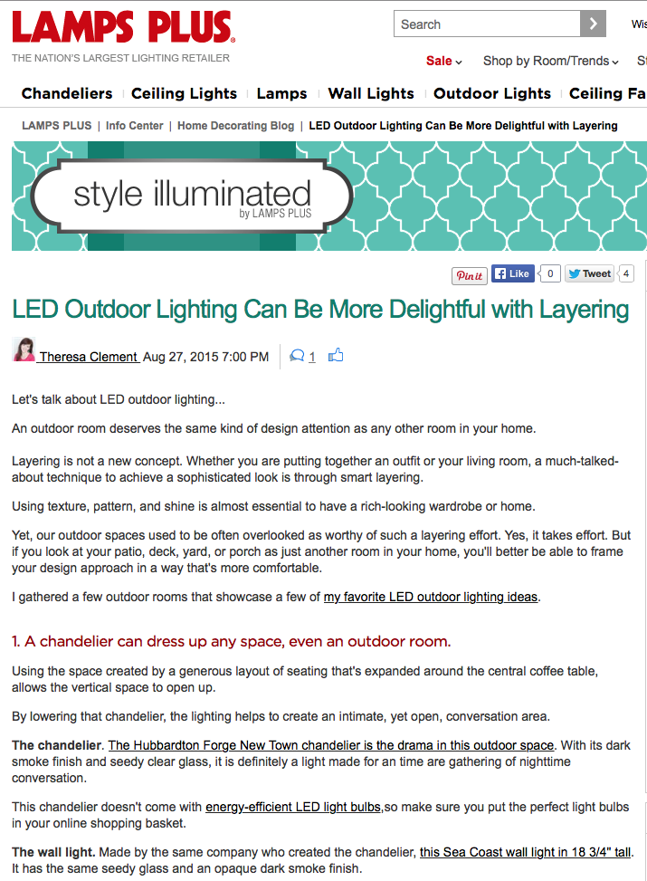 Layering - Lamps Plus - MyFixitUpLife